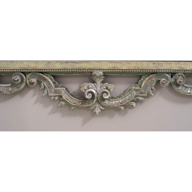 Green Labarge Monumental Italian Decorative Mirror For Sale - Image 8 of 10