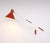 Vintage Anvia 7056 wall lamp, designed by J.J.M. Hoogervorst in the 1950s. This distinctive lamp features a counterbalance...
