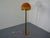 1960s floor lamp with brass stand and brown glass shade from Cosack Leuchten. I have official proof of authenticity such...
