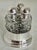 Art Deco Cut Glass Scent Bottles and Sterling Silver Stand, 1923, Set of 4 For Sale - Image 9 of 18