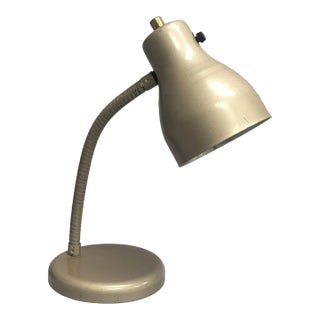 1970s Vintage Gooseneck Desk Lamp For Sale