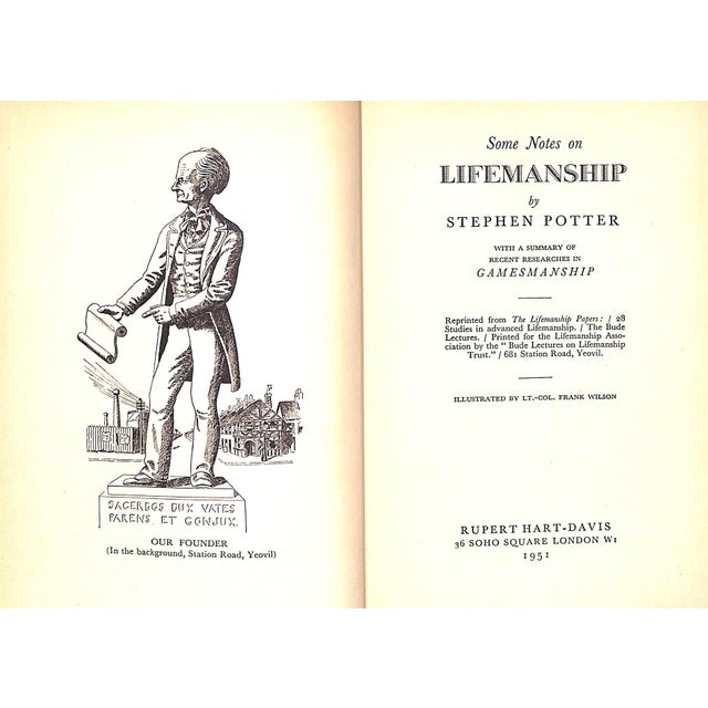 Red "Lifemanship With a Summary of Recent Researches in Gamesmanship" 1951 Potter, Stephen For Sale - Image 8 of 8
