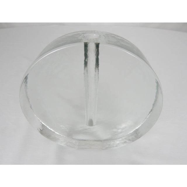 Vintage Wiesenthalhutte "Solifleur" West German Glass Bud Vase For Sale - Image 11 of 12