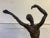 Black Mid Century Vintage Modern Female Ballerina Original Sculpture For Sale - Image 8 of 11