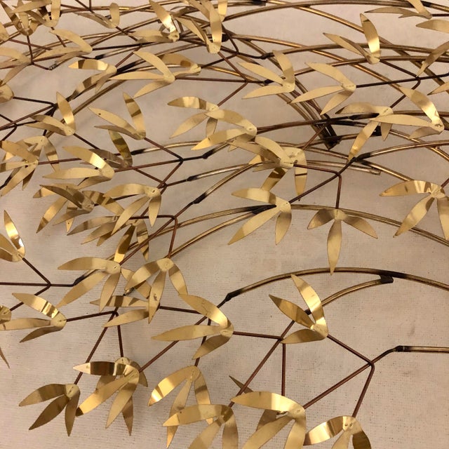 Signed C. Jere Brass “Willow Branch” Sculpture Chairish