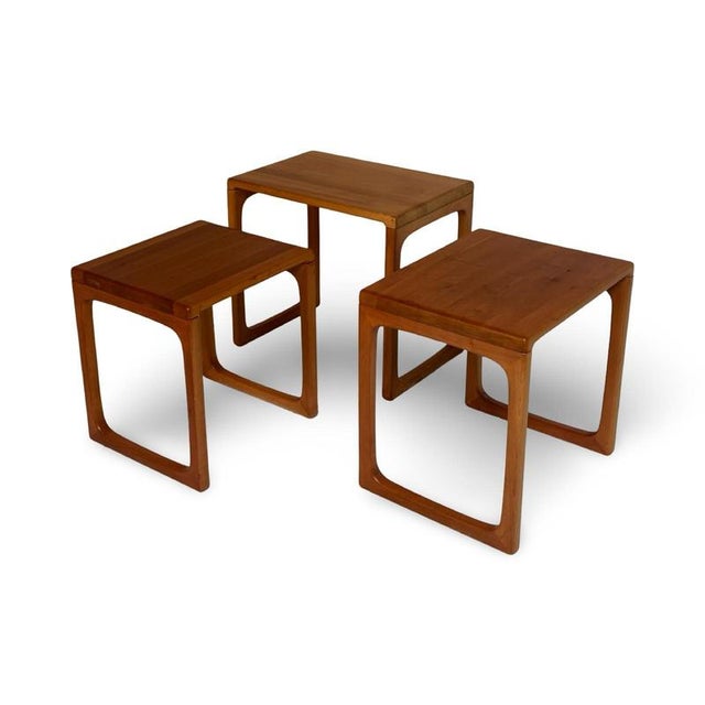Mimi Nesting Tables in Teak from BR Gelsted, Denmark, 1960s, Set of 3 For Sale - Image 10 of 10