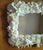 Abstract Handmade White Seashell and Coral Wall Mirror For Sale - Image 3 of 7
