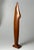 Large Mid-Century Hand-Carved Sculpture of a Woman with Boat and Paddle, 1960s, Teak For Sale - Image 4 of 18