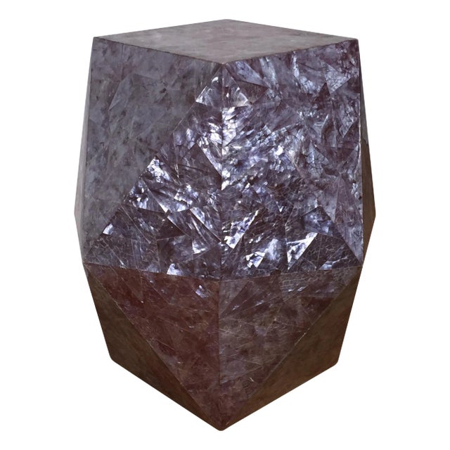 Tavola by Oggetti Tessellated Side Table For Sale