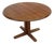 Vintage Danish Round Extendable Dining Table in Teak, 1960s For Sale