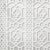 SAMPLE - Schumacher Zanzibar Trellis Mylar Wallpaper In Silver Mylar For Sale