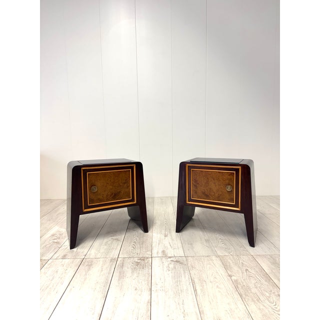 Bedside Tables in the style of to Paolo Buffa, 1950s, Set of 2 For Sale - Image 16 of 16