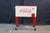 Cream Vintage Style 60 Qt Coca-Cola Rolling Patio Cooler Cream & Red Ice Chest Cart For Sale - Image 8 of 18