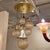 Beige 1970s Murano Glass, Mid Century Modern Flush Mount Chandelier For Sale - Image 8 of 11