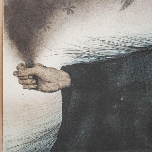 1980s Large Frank Howell Signed and Numbered Lithograph "Bouquet" For Sale In Denver - Image 6 of 8