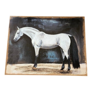 Large Canvas Textural Horse Giclee Wall Art For Sale