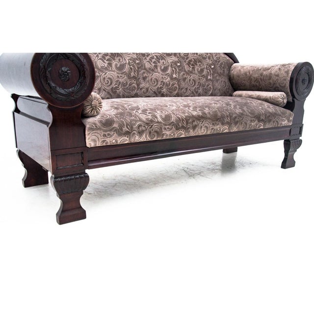 Antique Biedermeier Sofa, Northern Europe, 1840s For Sale - Image 9 of 13