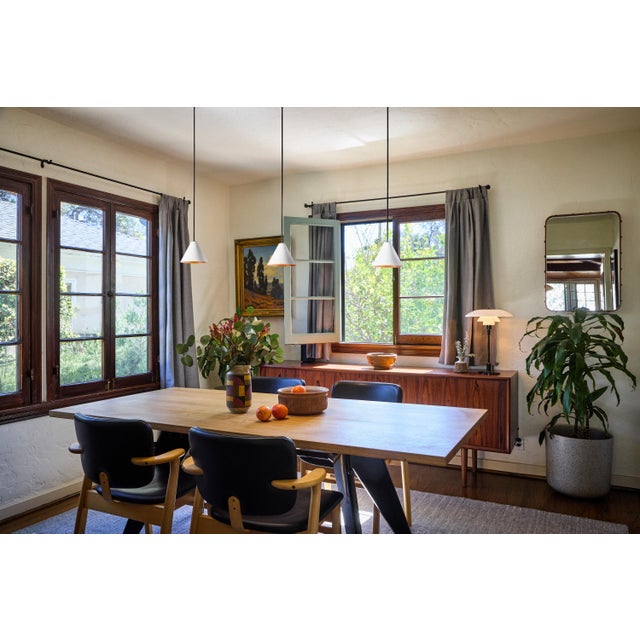 Mid-Century Modern Hans-Agne Jakobsson 'Mini-Tratten' Pendant in White For Sale - Image 3 of 12