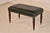 Victorian 19th Century English Mahogany Leather Bench For Sale - Image 3 of 8