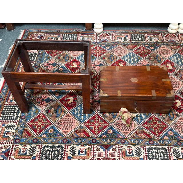 19th Century Campaign Lap Desk, Antique For Sale - Image 4 of 12