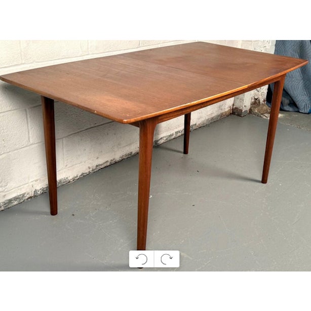 Mid-Century Modern Lovely Mid 20th Century Teak Extendable Dining Table by a.h. McIntosh For Sale - Image 3 of 8