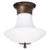 Metal Stoby Oxide D40 Opal Glass Ceiling Lamp from Konsthantverk For Sale - Image 7 of 7