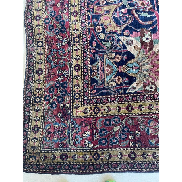 Decorative Antique Northeast Khorassan-Mashad Palmettes Rug 8.6 x 11 For Sale - Image 11 of 18