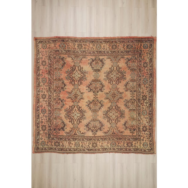 Antique Turkish Oushak Rug, 11'09 X 11'02 For Sale - Image 10 of 10