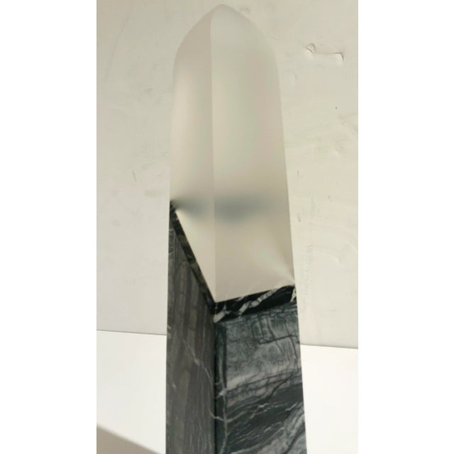 Modern John Richards Modern Black Stone Obelisk For Sale - Image 3 of 4