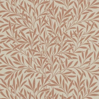 Morris & Co Willow Wallpaper in Russet For Sale