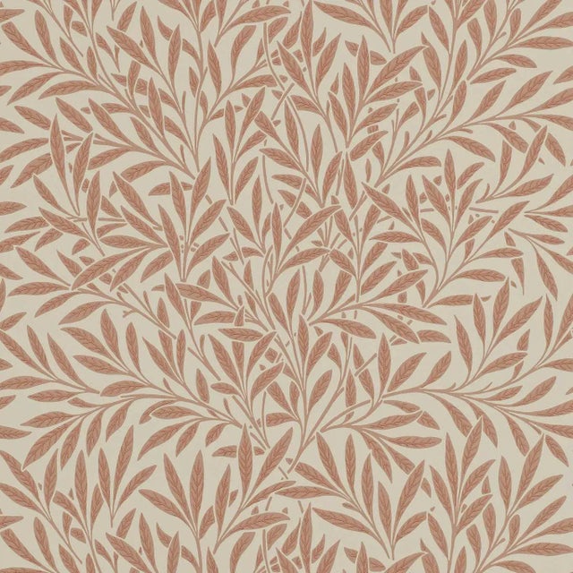 Morris & Co Willow Wallpaper in Russet For Sale