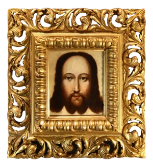 Flemish Artist, Cristo Mundi, 1600s, Oil on Copper Painting, Framed