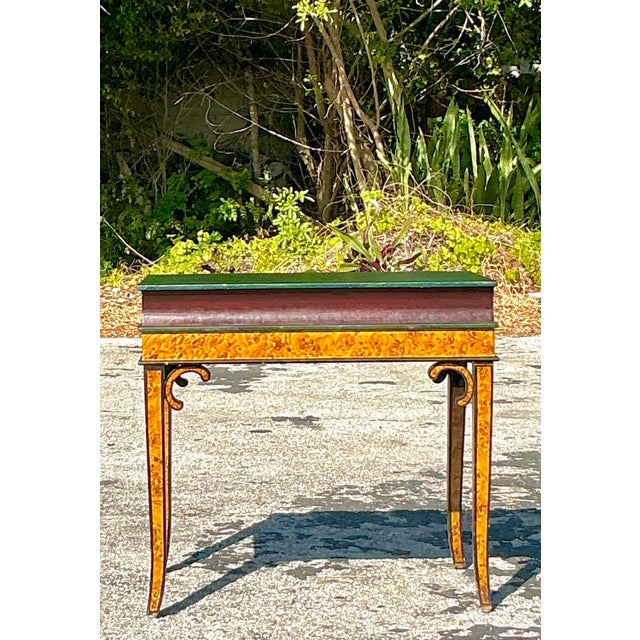 Vintage Regency Giant Book Side Table For Sale - Image 4 of 12