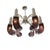 Art Deco Murano Glass Chandelier, Italy, 1980s For Sale - Image 3 of 13