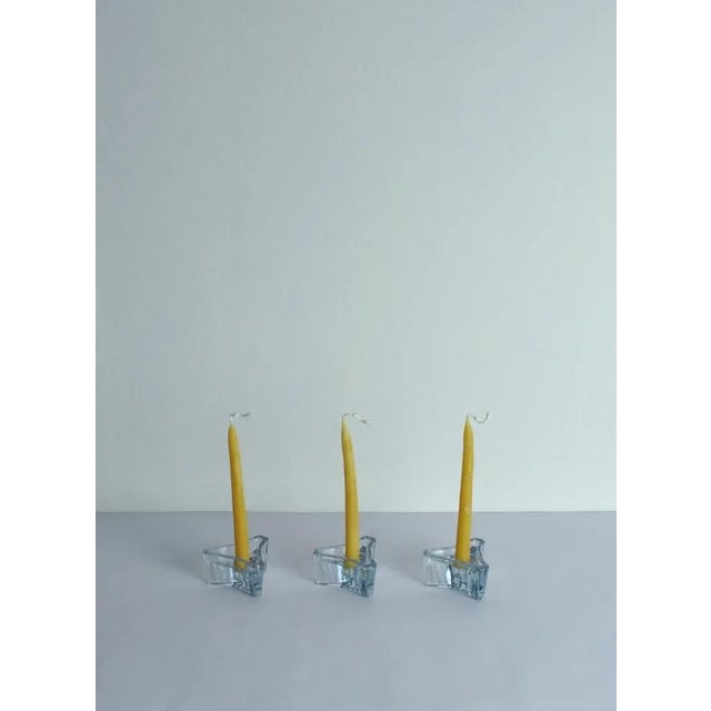 Vintage Candlesticks by Per Lütken for Holmegaard, 1960s, Set of 3 For Sale - Image 10 of 13