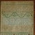 Restoration period band sampler, dated 1678, stither with initials EV. The sampler is worked in silk threads on a linen...