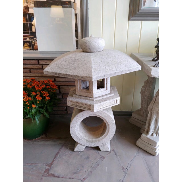 1940s Japanese Garden Ornament Granite Lantern Chairish