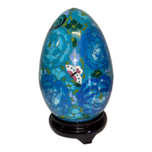 Cloisonné Egg With Stand