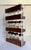 Wood MCM Acrylic and Wood Glass Bottle Spice Rack For Sale - Image 7 of 10