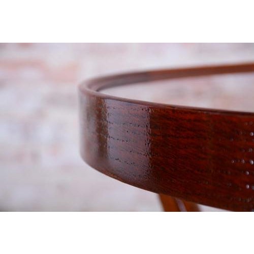 Art Deco Coffee Table in Oak by Koželka and Kropáček, Czech, 1940s For Sale - Image 10 of 14