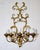 5-Light Wall Sconce in Gilded, Decorated Wrought Iron in the style of Banci Florence For Sale - Image 4 of 8