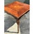 Vintage Dark Bamboo Parquetry Square Game Table For Sale In West Palm - Image 6 of 12