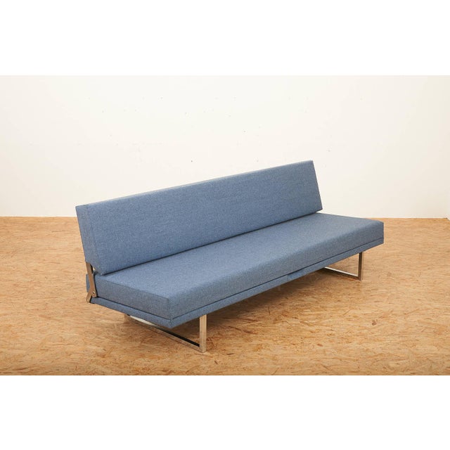 Metal Sofa Bed in Fabric by Johannes Spalt for Wittmann, 1961 For Sale - Image 7 of 12