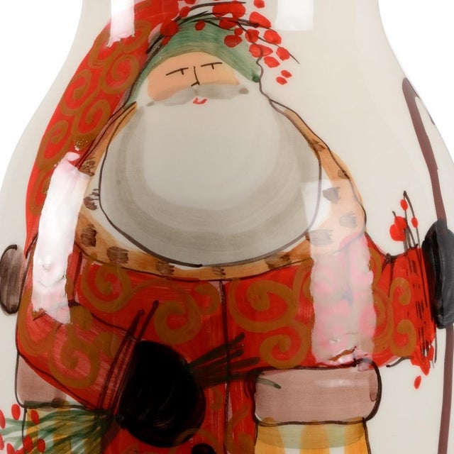 Get into the spirit of the holidays with our st. Nick lamp. A hand painted st. Nick is featured on this hand sculpted...