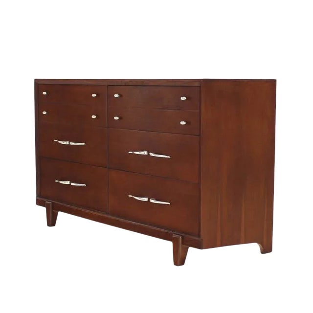 Mid Century Modern Style Wooden Lowboy Dresser For Sale