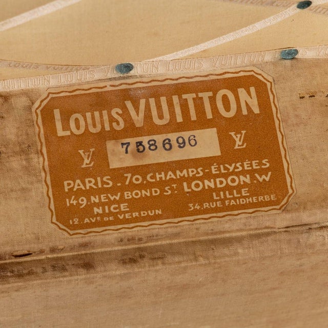 Vintage Steamer Trunk in Monogram Canvas from Louis Vuitton, France, 1930 For Sale - Image 14 of 18