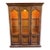 1970s Henredon Walnut Lighted China Cabinet 3-Door French Provincial Style For Sale