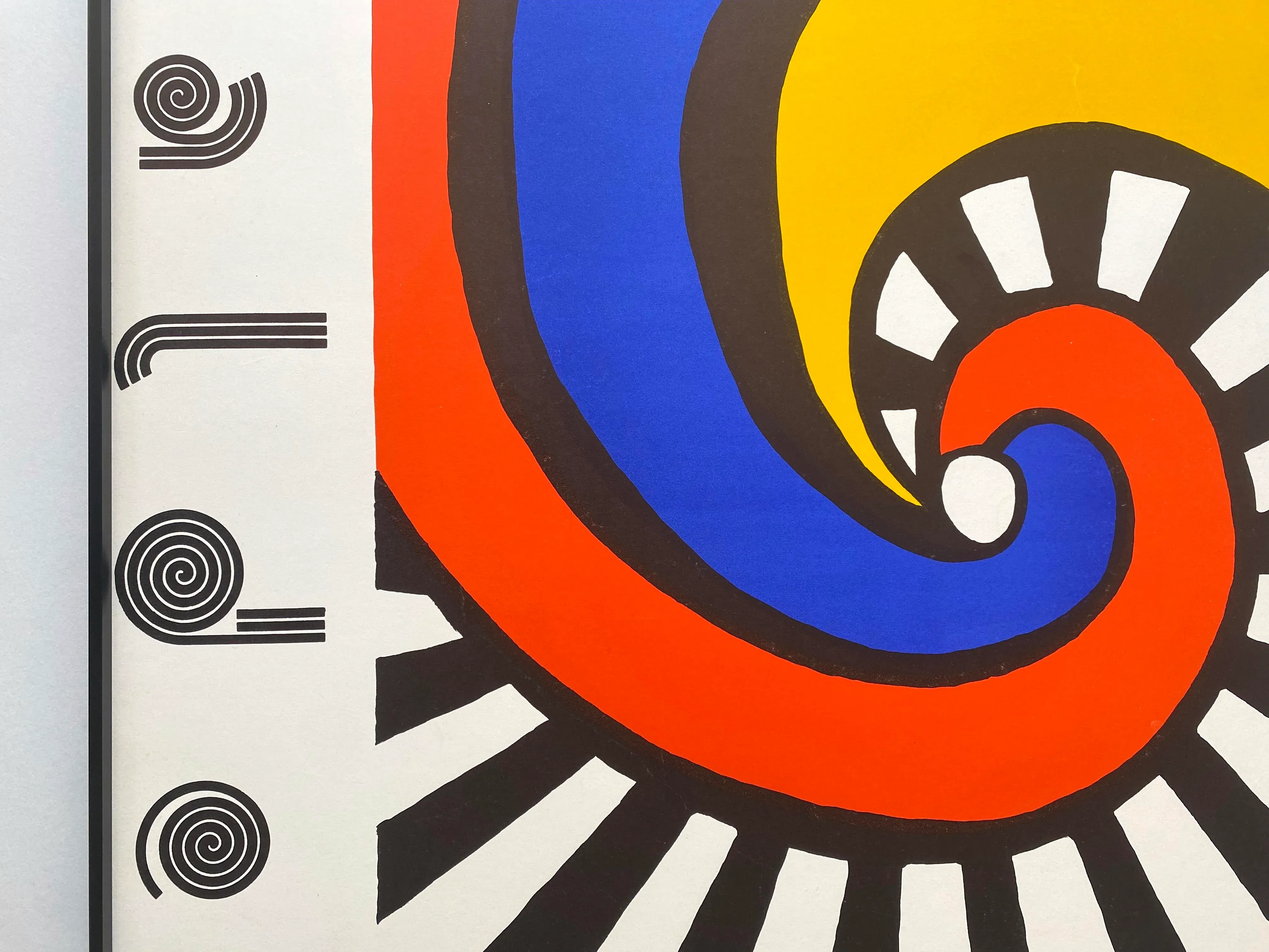 Alexander calder 切手 額装 Alexander Calder Vintage 1970 Mid Century Modern 