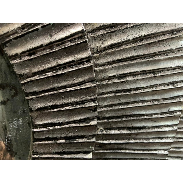Glass Vintage Silvered Sunburst Mirror For Sale - Image 7 of 13
