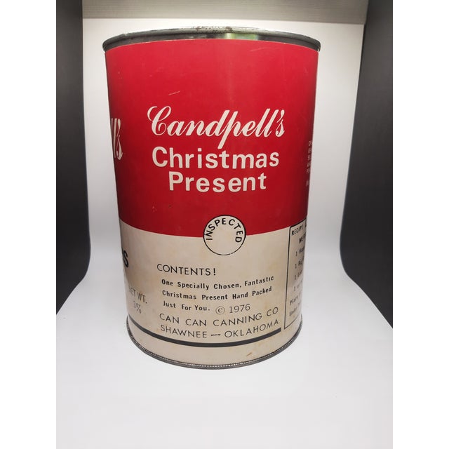 XXL Promo Candpells Christmas Present Santa Soup Can Rare For Sale - Image 12 of 12